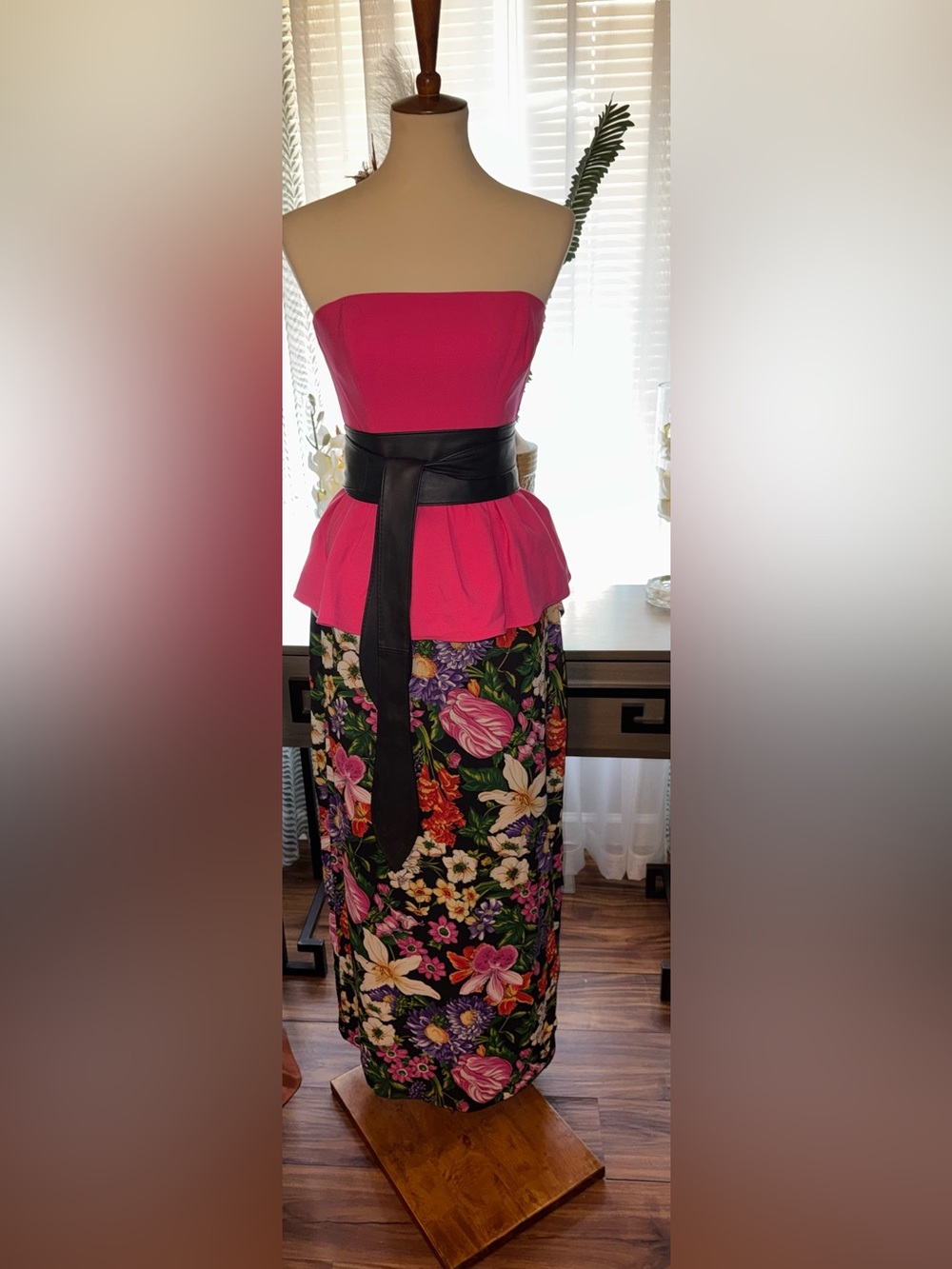 Nygard Collection Y2K Black Tropical Floral Long Skirt
Boho